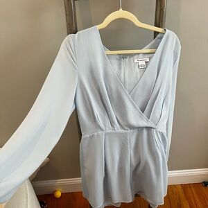 Sky blue romper
